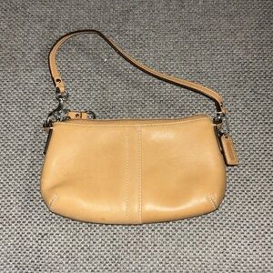 Brown coach handbag
